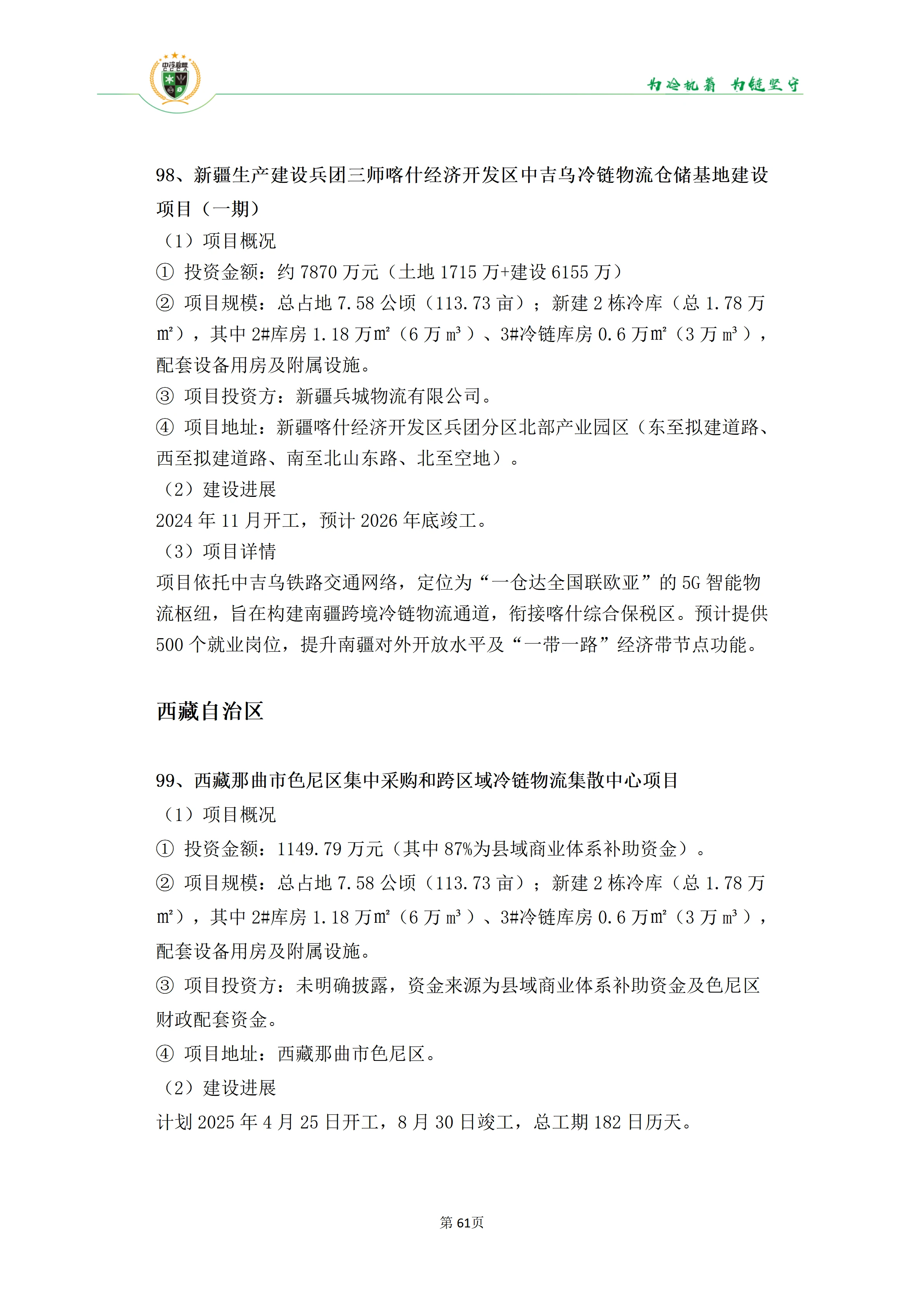 《2025年100条冷库项目目录》_61